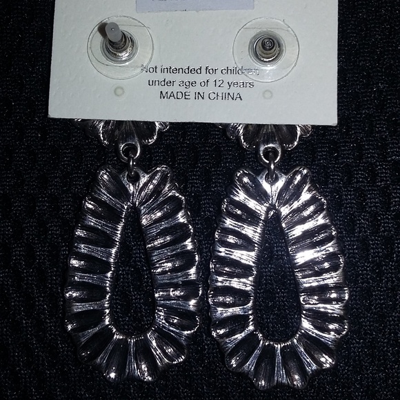 Western Drop Dangle Teardrop Earrings - Picture 2 of 2